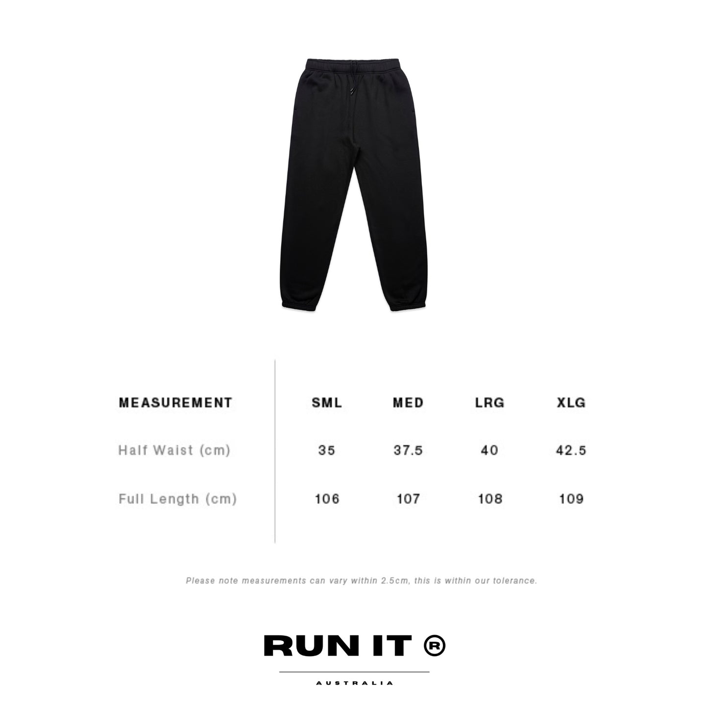 BLACK LNCL TRACKPANTS