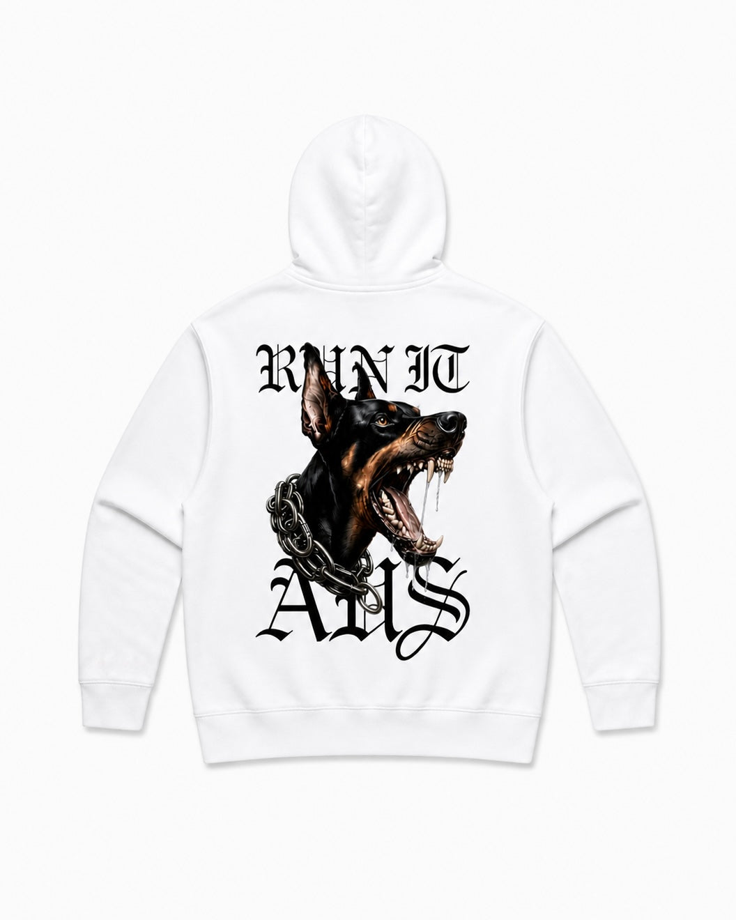 WHITE K9 HOODIE