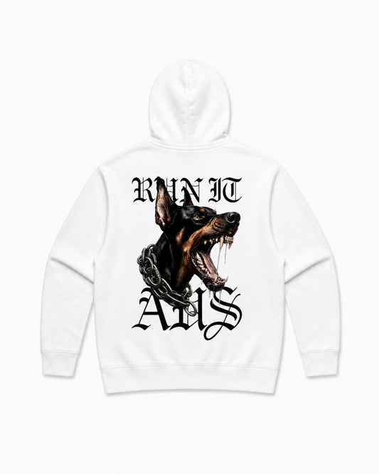 WHITE K9 HOODIE