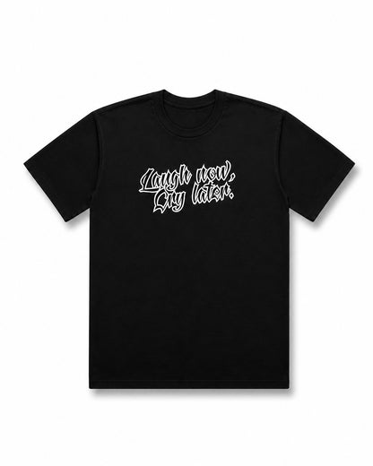 BLACK LNCL TEE