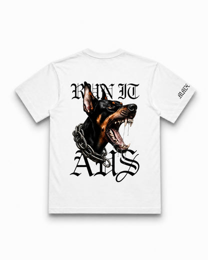 WHITE K9 TEE
