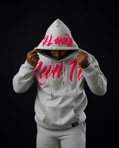 NARDO/PINK V2 CHENILLE HOODIE (PREORDER)