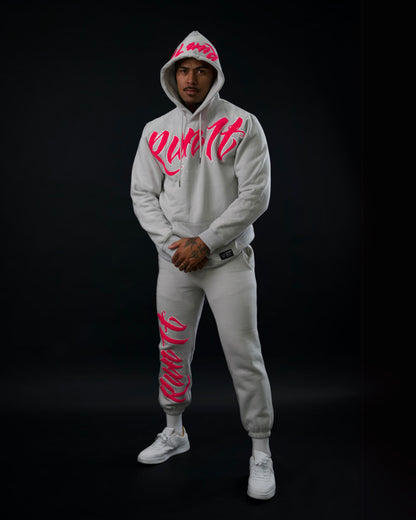 NARDO/PINK V2 CHENILLE TRACKPANTS (PREORDER)