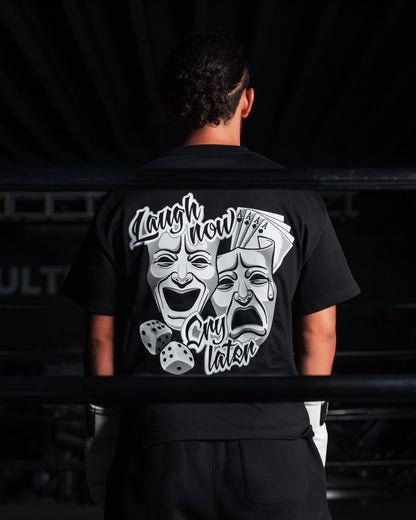 BLACK LNCL TEE