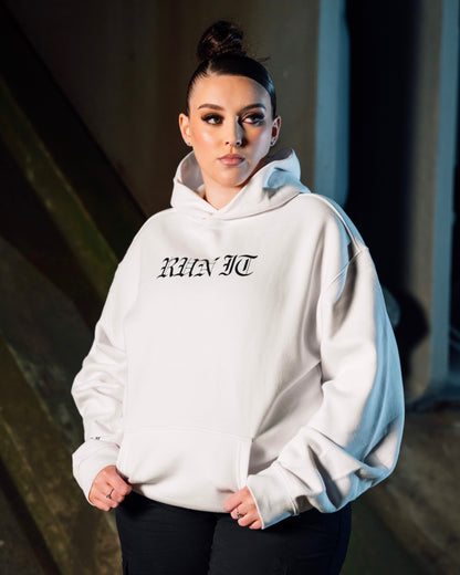 WHITE K9 HOODIE