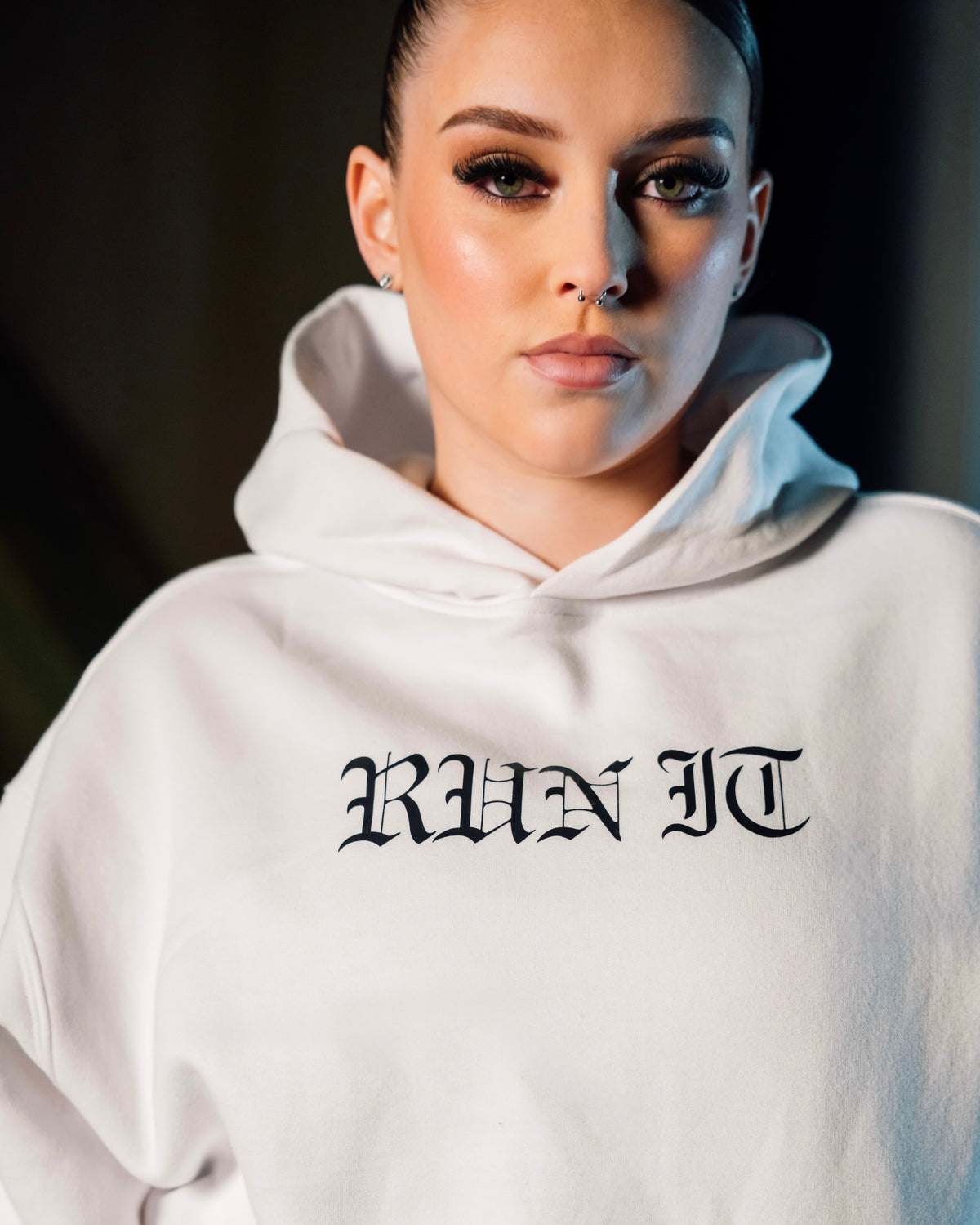 WHITE K9 HOODIE