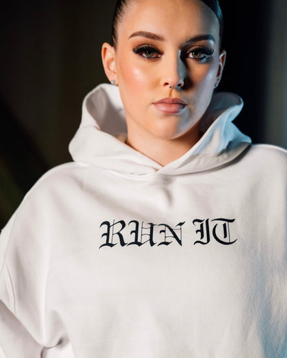 WHITE K9 HOODIE