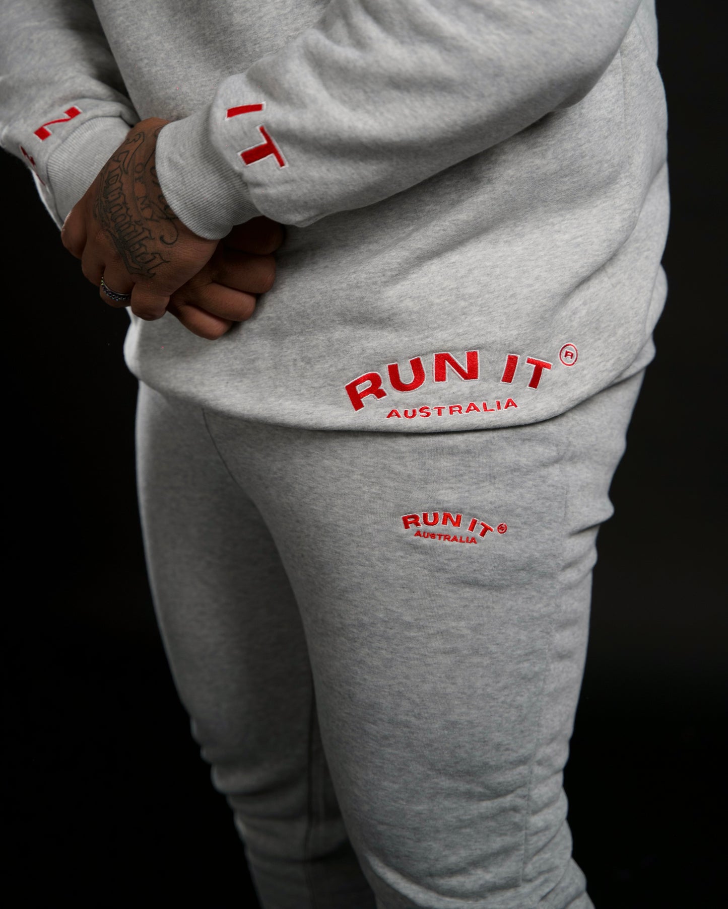 GREY TRACKPANTS - CLEARANCE