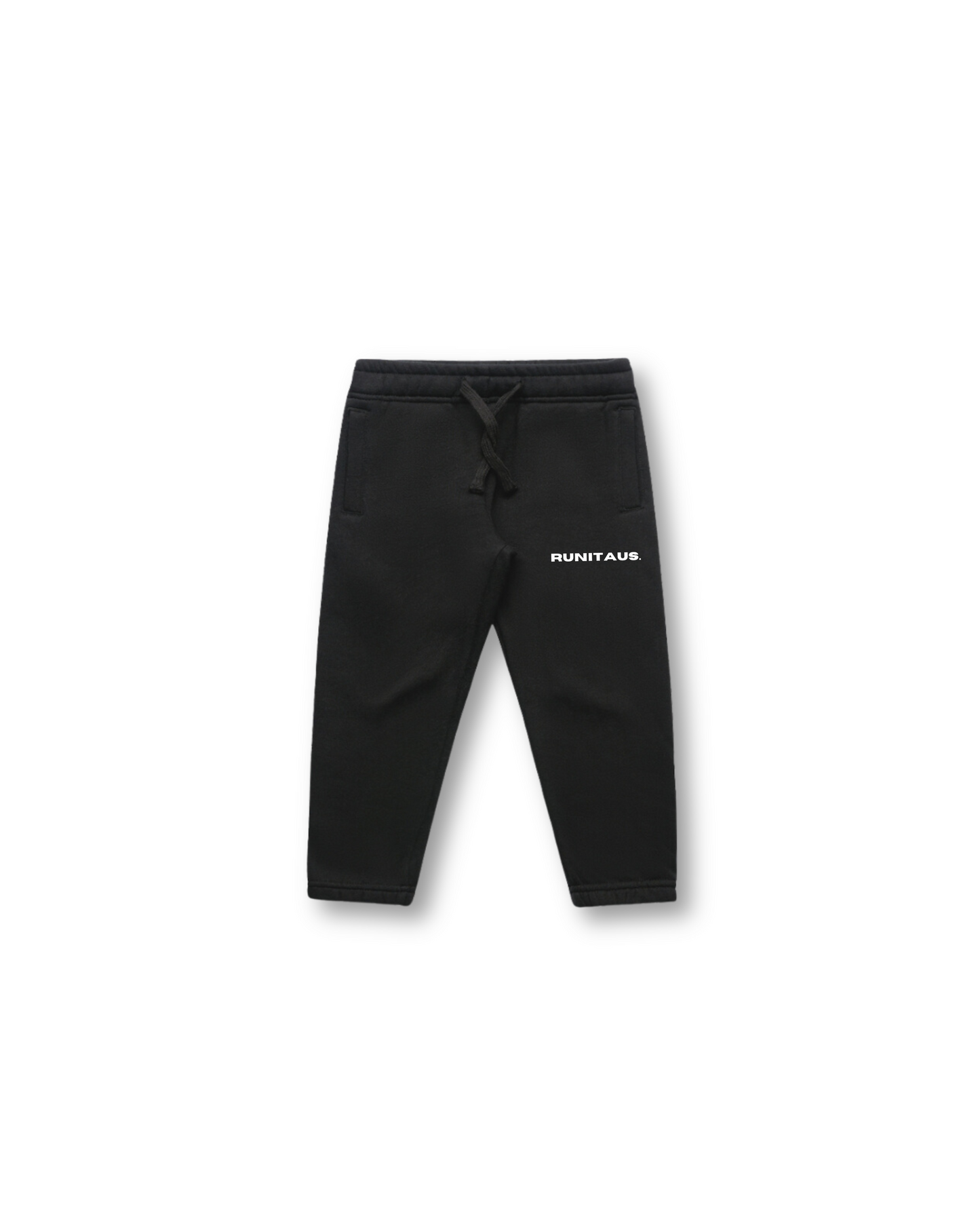 KIDS BLACK TRACKPANTS