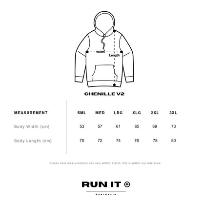 NARDO/PINK V2 CHENILLE HOODIE (PREORDER)